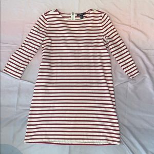 Forever 21 Red and White Striped Dress